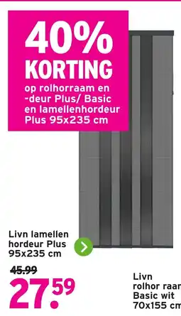 GAMMA Livn lamellen hordeur Plus aanbieding