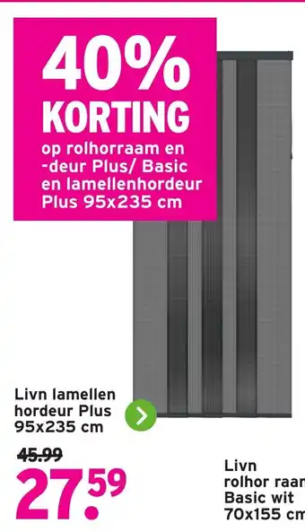 GAMMA Livn lamellen hordeur Plus aanbieding