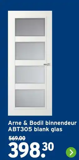 GAMMA Arne & Bodil binnendeur ABT305 blank glas aanbieding