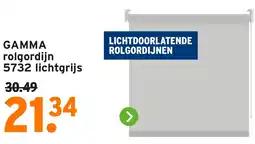 GAMMA GAMMA rolgordijn 5732 lichtgrijs aanbieding