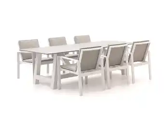 Kees Smit Bellagio Vezzano/Bresimo 260cm dining tuinset 7-delig aanbieding