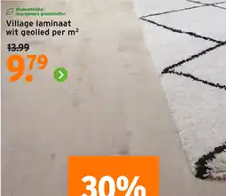 GAMMA Village laminaat wit geolied per m² aanbieding