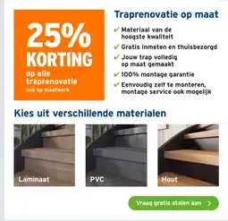 GAMMA Op alle traprenovatie aanbieding