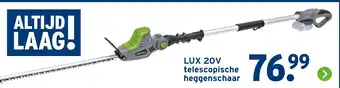 GAMMA LUX 20V telescopische heggenschaar aanbieding