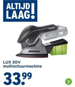GAMMA LUX 20V multischuurmachine aanbieding