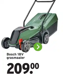 GAMMA Bosch 18V grasmaaier aanbieding