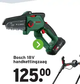 GAMMA BO Bosch 18V handkettingzaag aanbieding