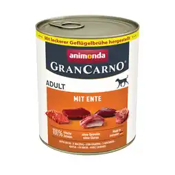 Zooplus Voordeelpakket animonda GranCarno Original Adult 12 x 800 g - met Eend aanbieding