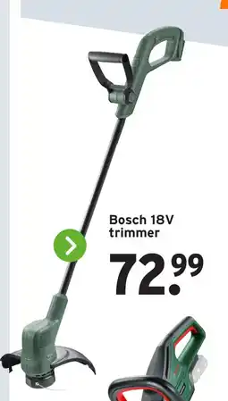 GAMMA Bosch 18V trimmer aanbieding