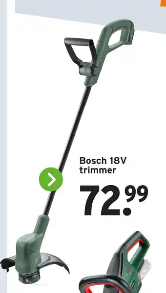 GAMMA Bosch 18V trimmer aanbieding