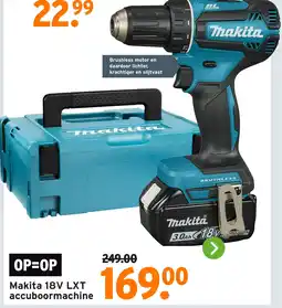 GAMMA Makita 18V LXT accuboormachine aanbieding