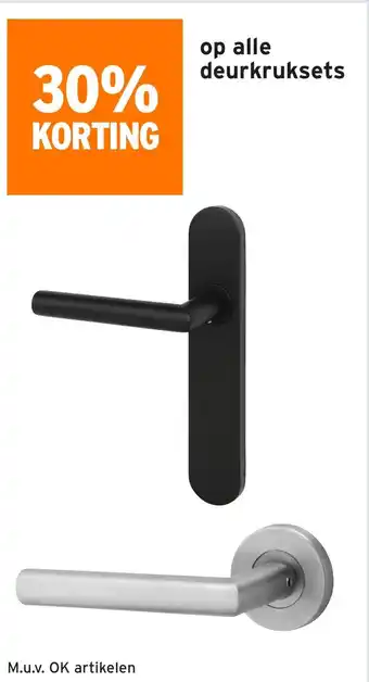 GAMMA Op alle deurkruksets aanbieding