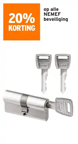 GAMMA Op alle nemef beveiliging aanbieding