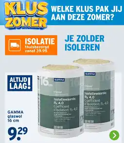 GAMMA GAMMA glaswol aanbieding