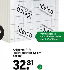 GAMMA A therm PIR isolatieplaten aanbieding
