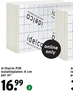 GAMMA A therm PIR isolatieplaten aanbieding