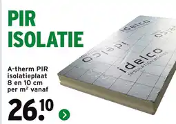 GAMMA A-therm PIR isolatieplaat aanbieding