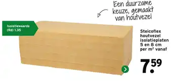 GAMMA Steicoflex houtvezel isolatieplaten aanbieding
