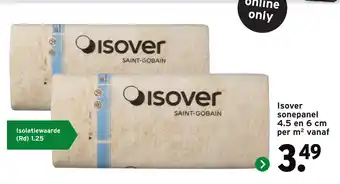 GAMMA Isover Isover sonepanel 4.5 en 6 cm aanbieding