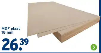 GAMMA MDF plaat aanbieding