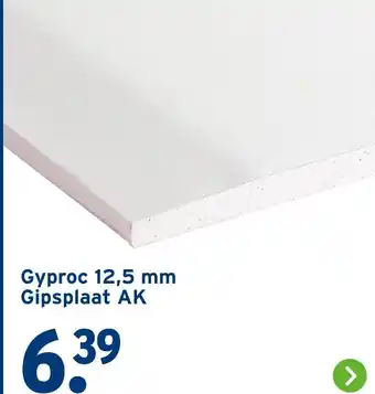 GAMMA Gyproc Gipsplaat AK aanbieding