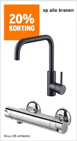 GAMMA Op alle kranen aanbieding
