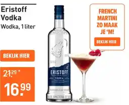 Gall & Gall Eristoff Vodka Wodka aanbieding