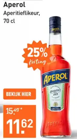 Gall & Gall Aperol Aperitieflikeur aanbieding