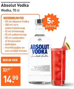 Gall & Gall Absolut Vodka aanbieding
