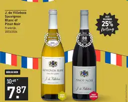 Gall & Gall J. de Villebois Sauvignon Blanc of Pinot Noir aanbieding