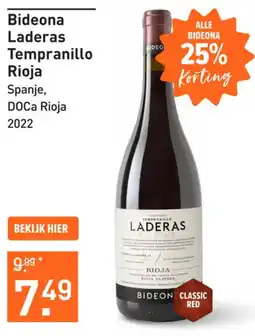 Gall & Gall Bideona Laderas Tempranillo Rioja aanbieding