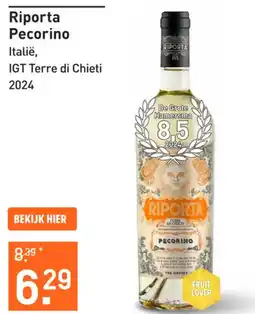 Gall & Gall Riporta Pecorino aanbieding