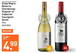 Gall & Gall Oveja Negra Reserva Chardonnay Viognier of Cabernet Sauvignon Syrah aanbieding
