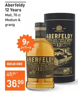 Gall & Gall Aberfeldy 12 Years aanbieding