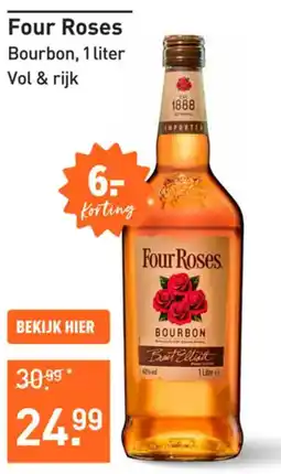 Gall & Gall Four Roses Bourbon Vol & rijk aanbieding