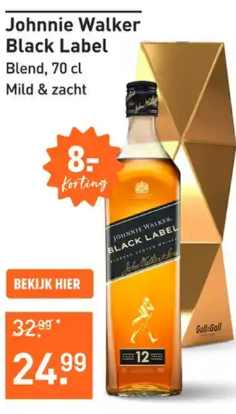Gall & Gall Johnnie Walker Black Label aanbieding
