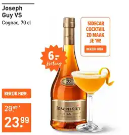Gall & Gall Joseph Guy VS Cognac, aanbieding
