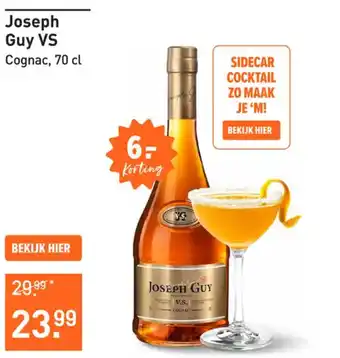 Gall & Gall Joseph Guy VS Cognac, aanbieding