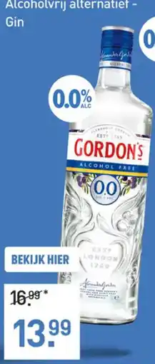 Gall & Gall Gordon's Gin aanbieding