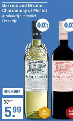 Gall & Gall Barrels and Drums Chardonnay of Merlot aanbieding