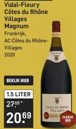 Gall & Gall Vidal-Fleury Côtes du Rhône Villages Magnum aanbieding