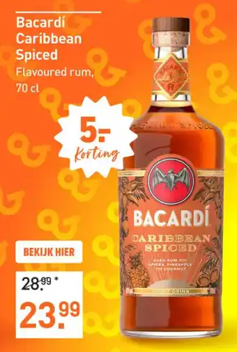 Gall & Gall Bacardí Caribbean Spiced aanbieding
