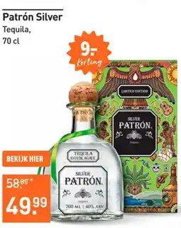 Gall & Gall Patrón Silver Tequila aanbieding