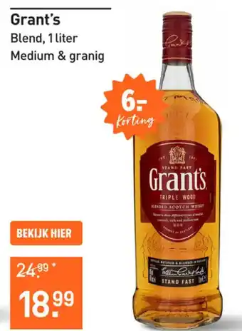 Gall & Gall Grant's Blend aanbieding
