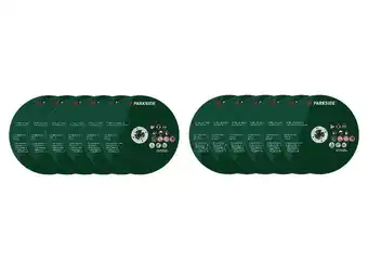 Lidl PARKSIDE Slijpschijven aanbieding