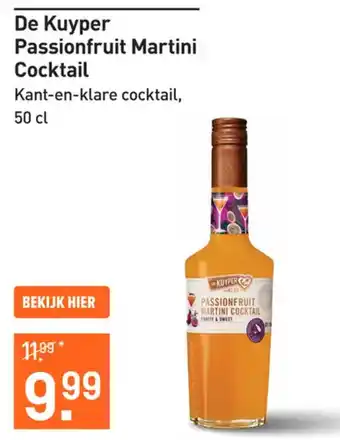 Gall & Gall De Kuyper Passionfruit Martini Cocktail aanbieding