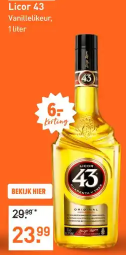 Gall & Gall Licor 43 aanbieding