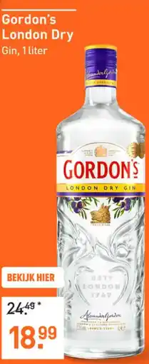 Gall & Gall Gordon's London Dry aanbieding