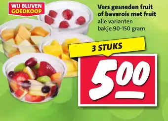 Nettorama Vers gesneden fruit of bavarois met fruit aanbieding