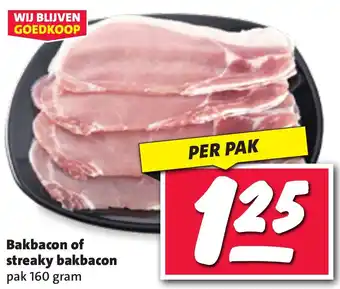 Nettorama Bakbacon of streaky bakbacon aanbieding